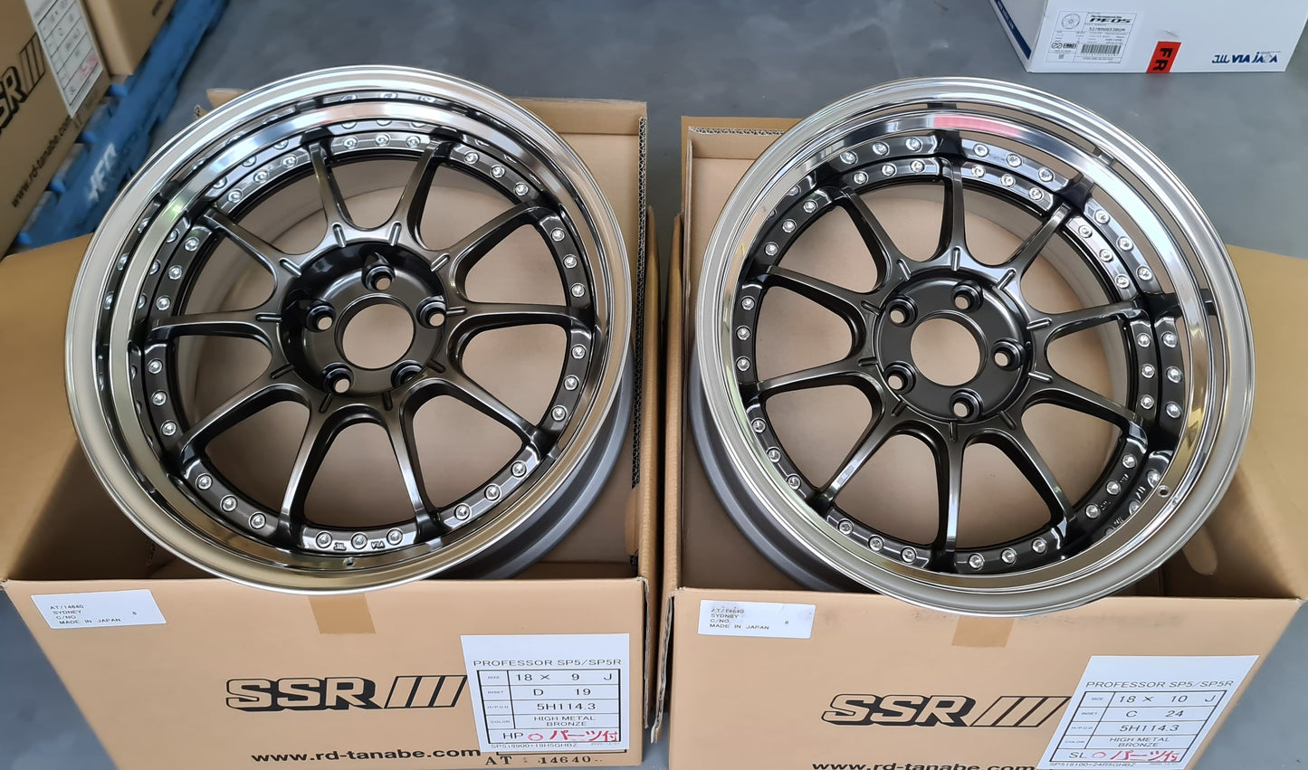 SSR SP5 HI METAL BRONZE 18x9 +19 | 18x10 +24 5-114.3