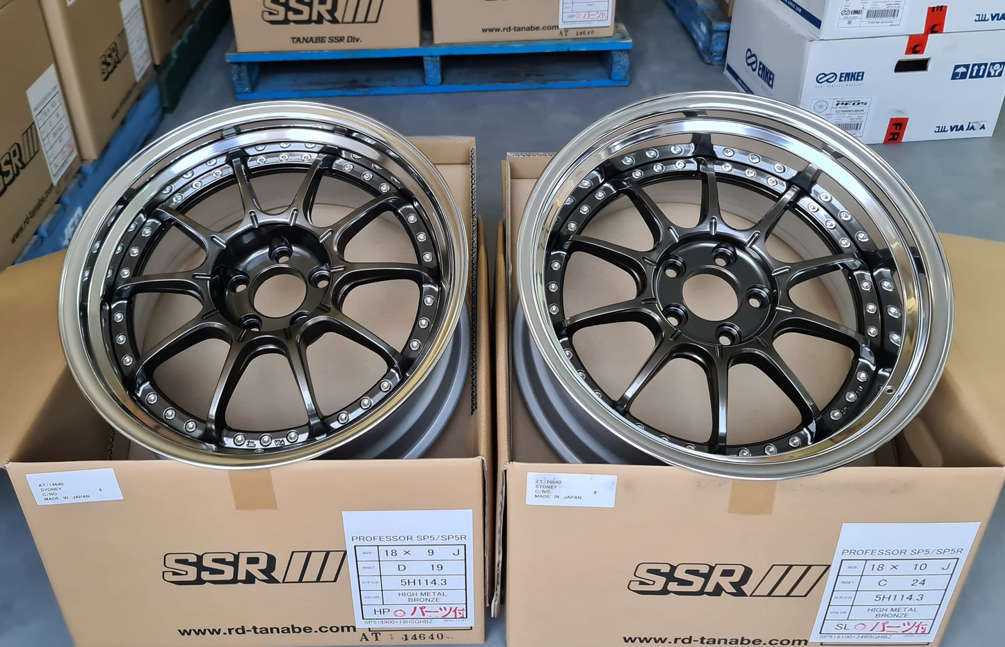 SSR SP5 HI METAL BRONZE 18x9 +19 | 18x10 +24 5-114.3