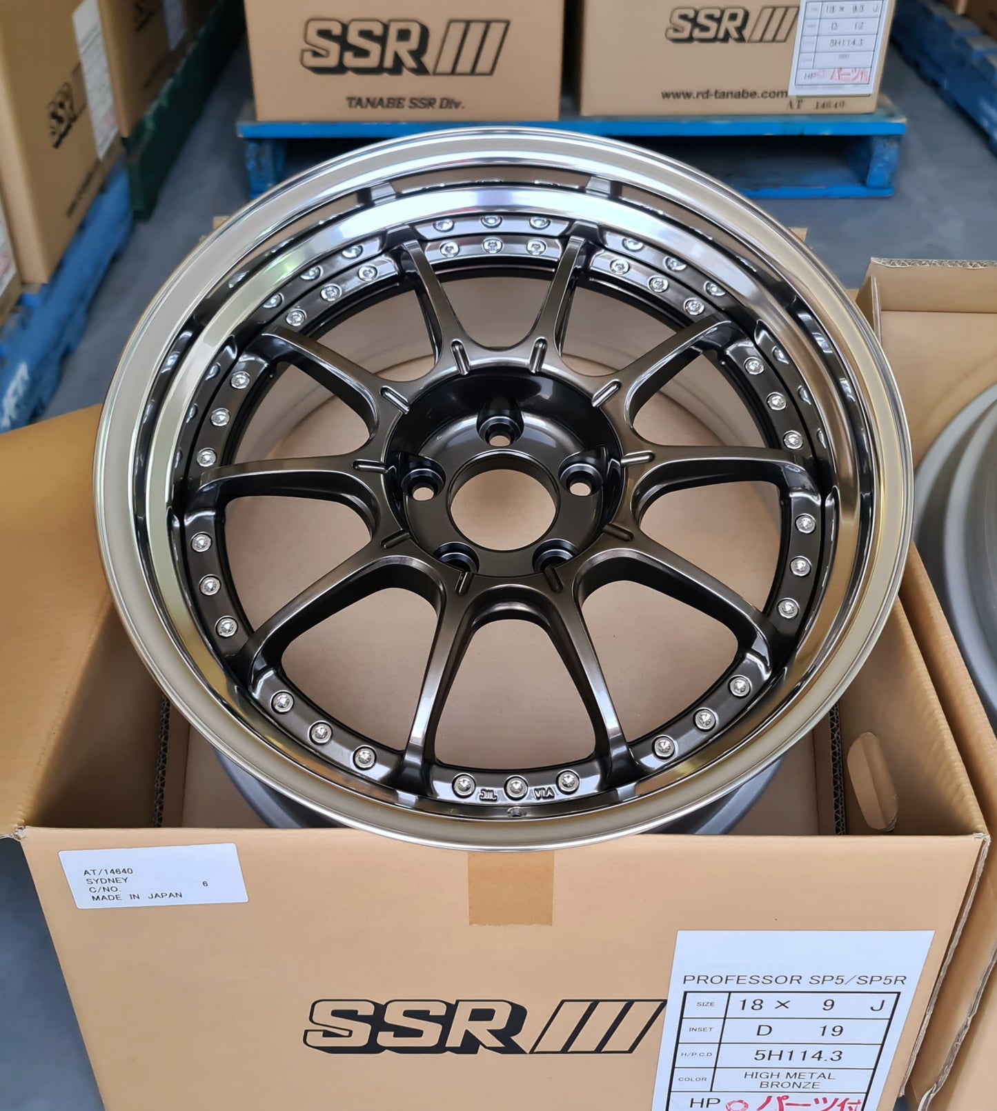 SSR SP5 HI METAL BRONZE 18x9 +19 | 18x10 +24 5-114.3