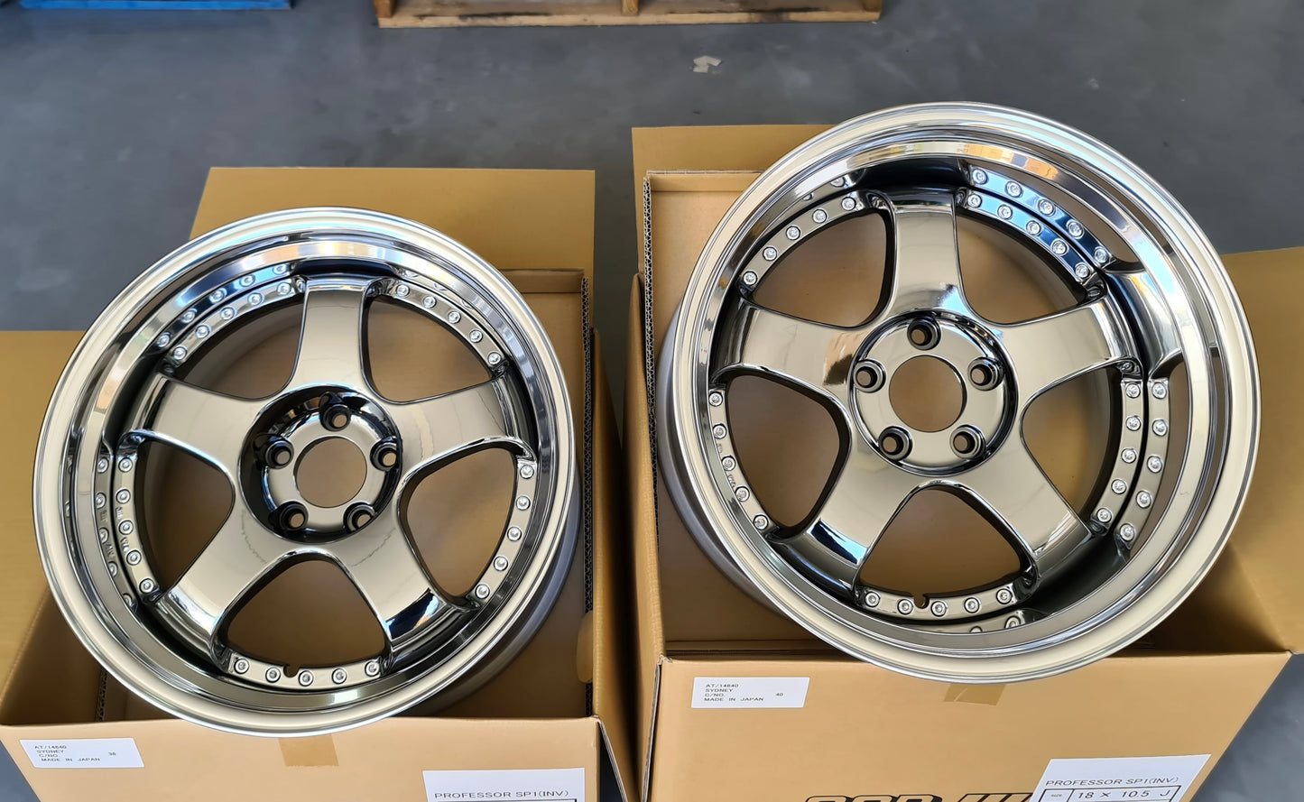 SSR SP1 SBC 18x9 +19 HP | 18x10 +24 SL 5-114.3 STAGGERED