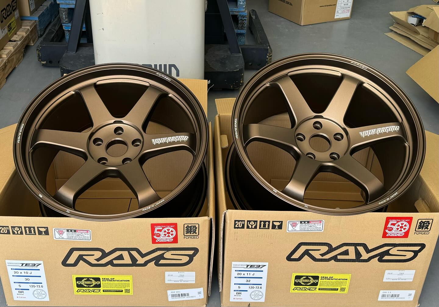 RAYS TE37 ULTRA M-SPEC BRONZE 20x10 +30 | 20x 11 +32 5-120 FOR F8X M3 M4