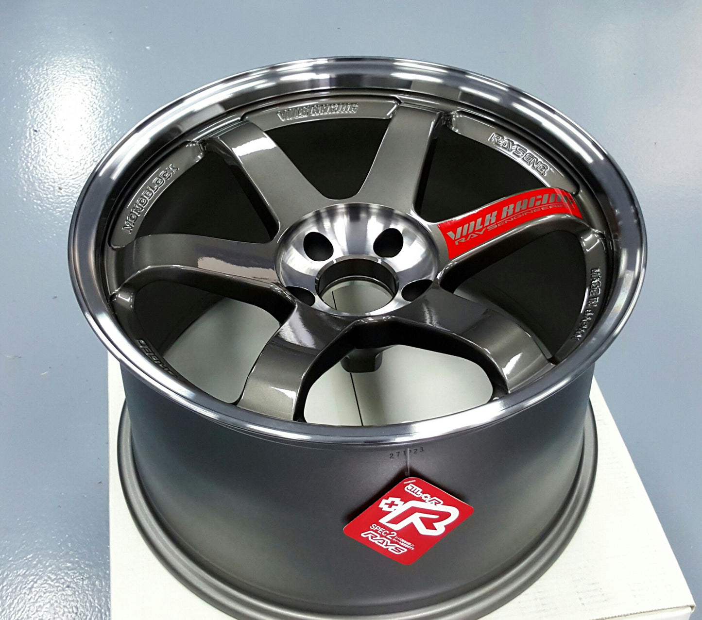 RAYS TE37SL PRESSED GRAPHITE 18x10.5 +15 5-114.3