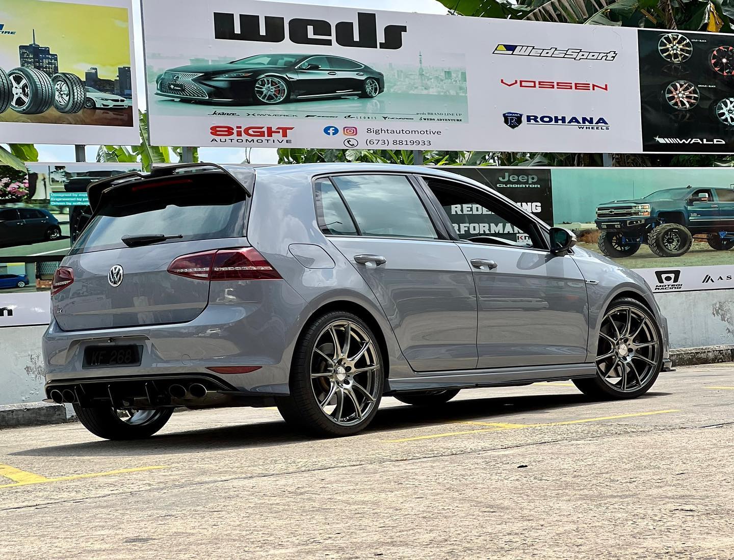 WEDS SA-25R 19x8.5 +45 5-112 PSB