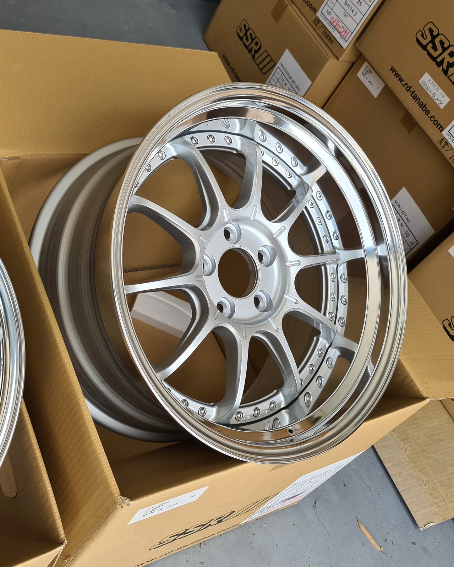 SSR SP5 HIGH BRIGHT SILVER 18x9 +19 | 18x10 +24 5-114.3