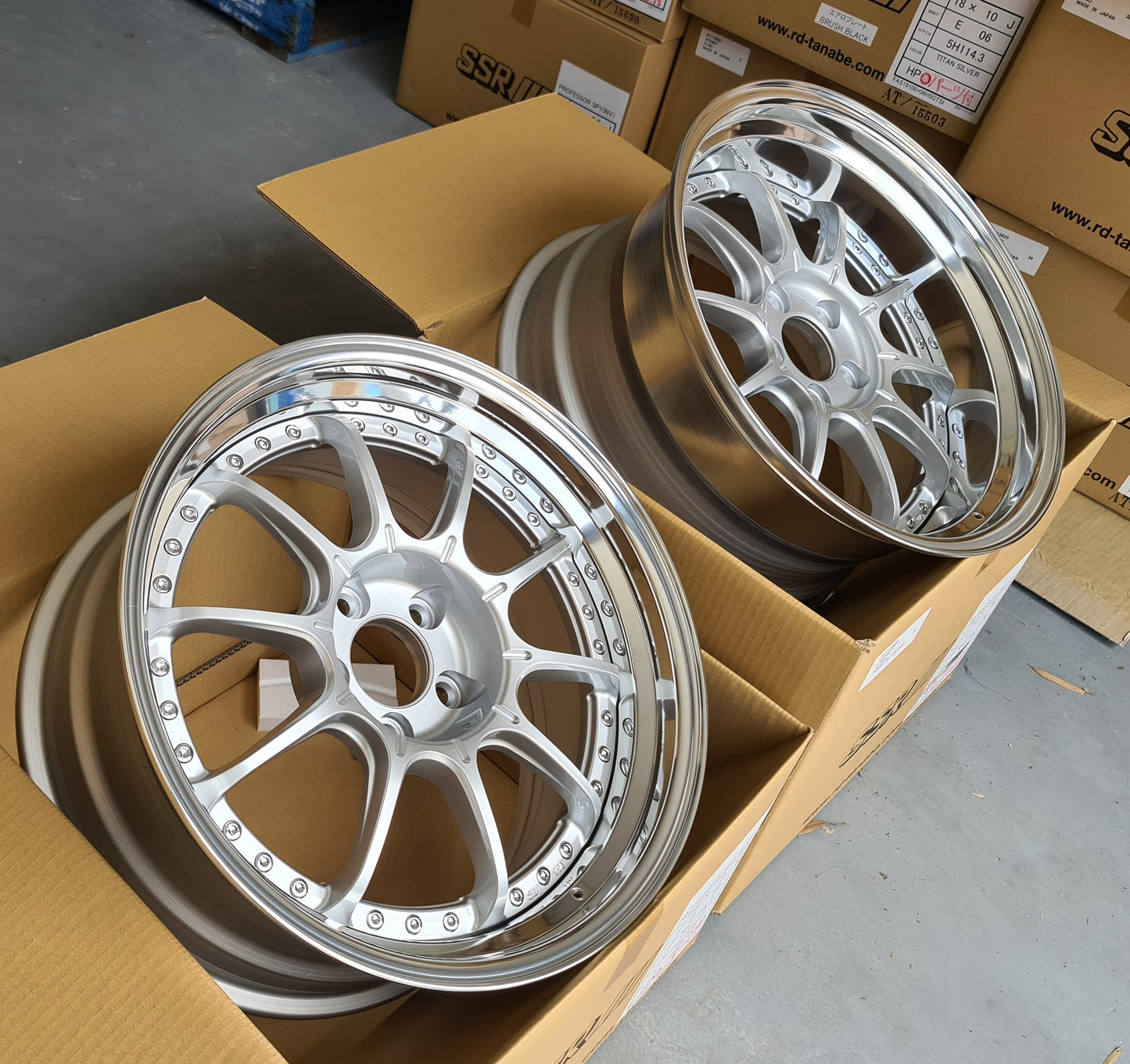 SSR SP5 HIGH BRIGHT SILVER 18x9 +19 | 18x10 +24 5-114.3