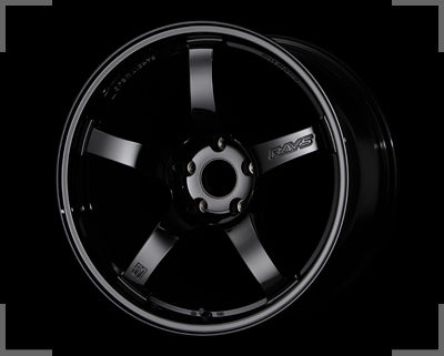 RAYS 57CR GLOSS BLACK 18x8.5 +37 5-114.3