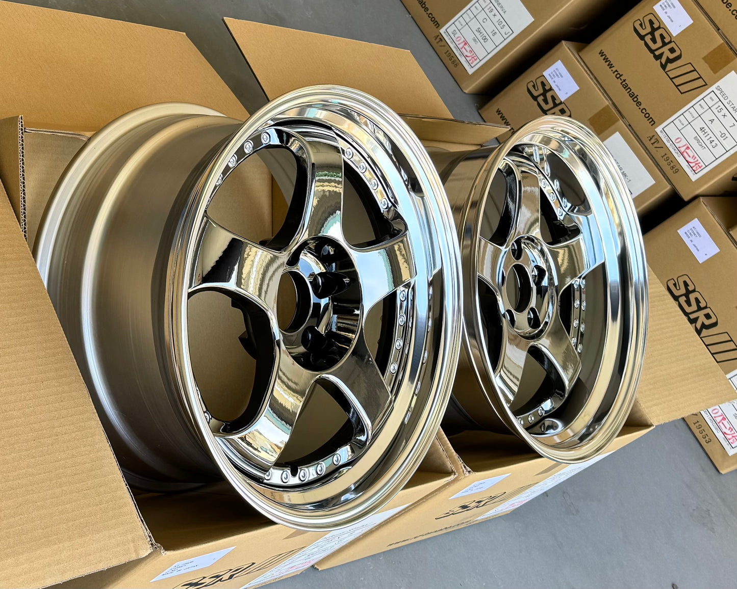 SSR SP1 SBC 18x9 +31 HP | 18x10 +37 SL 5-114.3 STAGGERED