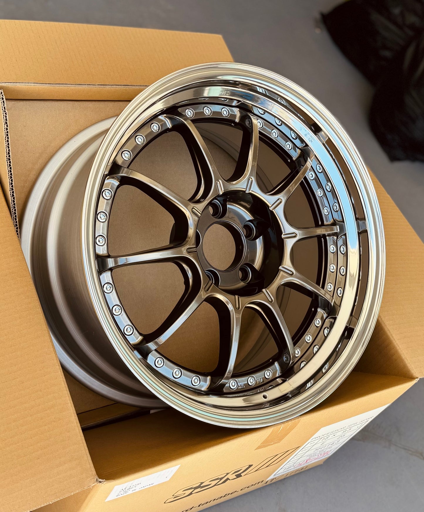 SSR SP5 HI METAL BRONZE 18x9.5 +25 HP 5-114.3