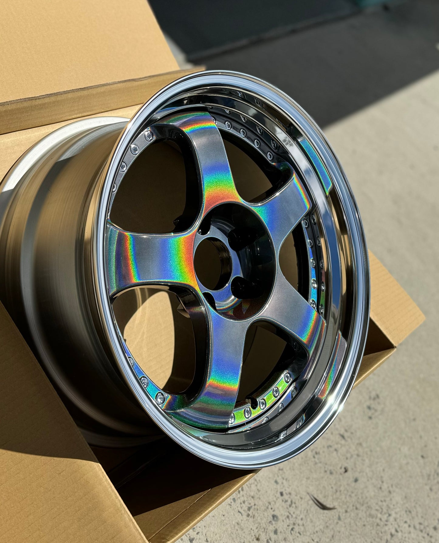 SSR SP1 SPECTRUM SILVER 18x9.5 +25 HP 5-114.3