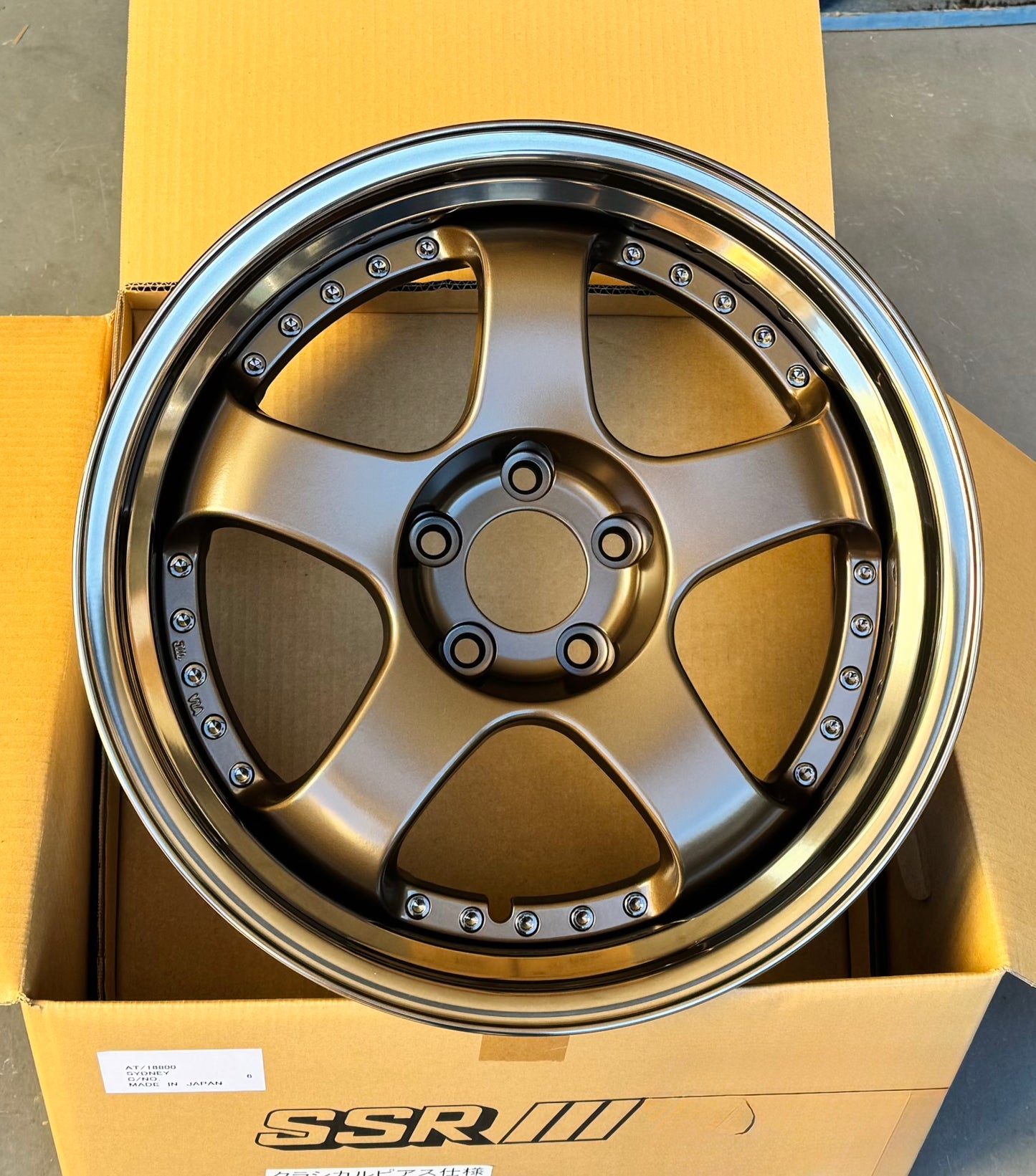 SSR SP1 TRIPLE BRONZE 18x9.5 +25 5-114.3