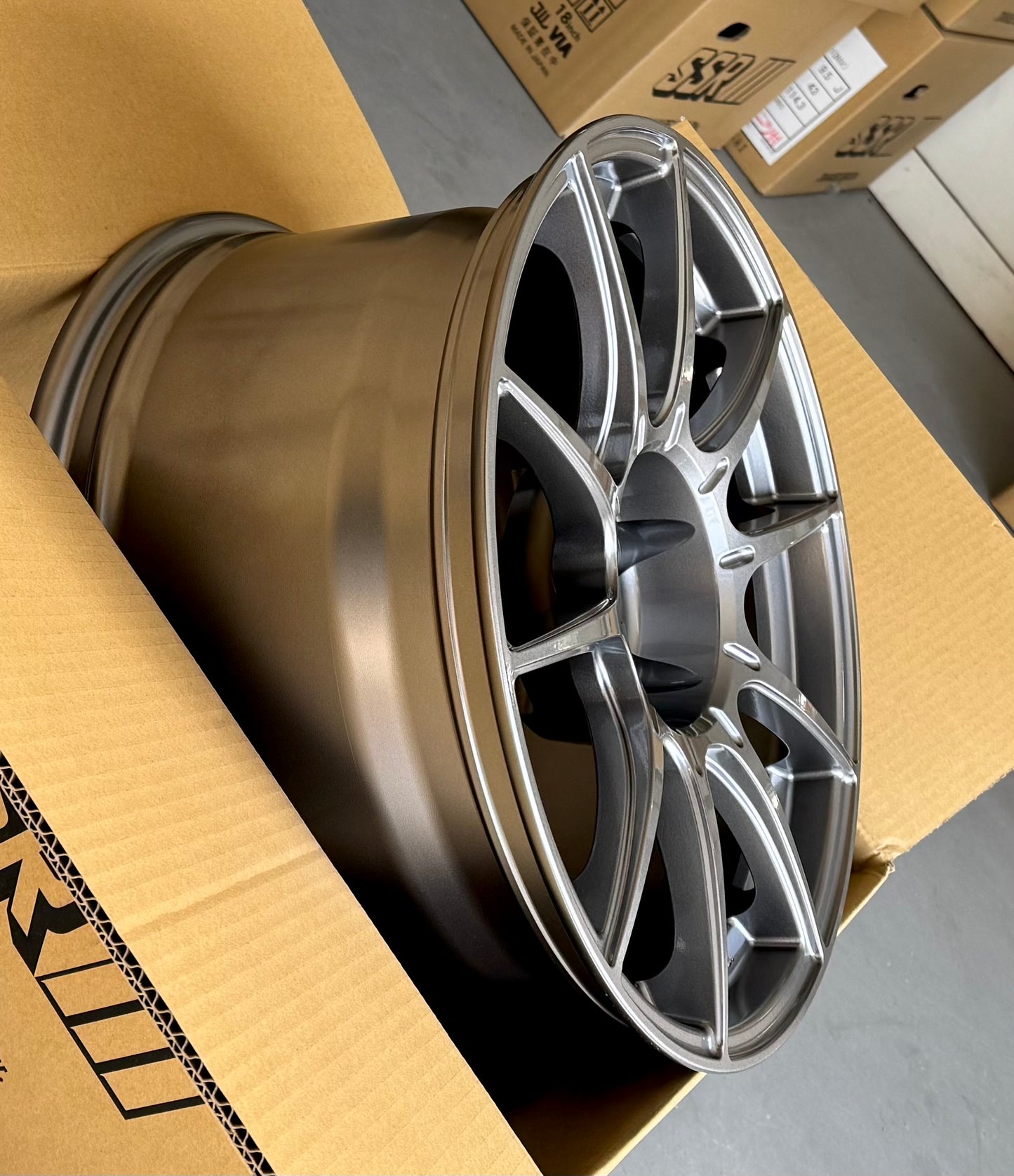 SSR GTX01 DARK SILVER 17x7 +50 5-100