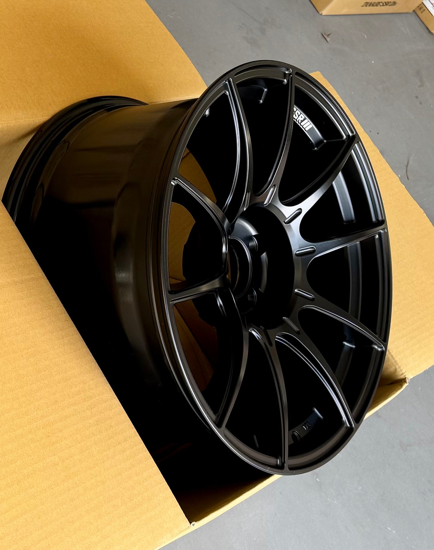 SSR GTX01 FLAT BLACK 17x9 +38 5-100