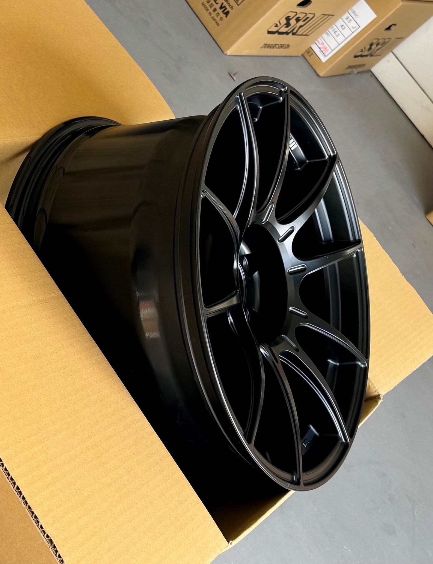 SSR GTX01 FLAT BLACK 17x9 +38 5-100