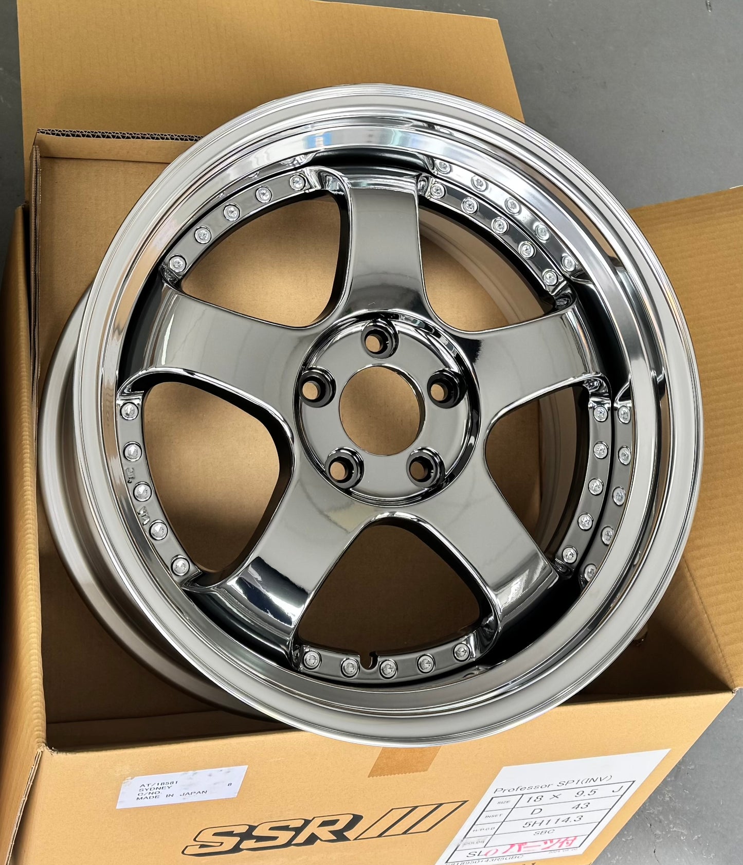 SSR SP1 SBC 18x8.5 +37 HP | 18x9.5 +43 SL 5-114.3 STAGGERED