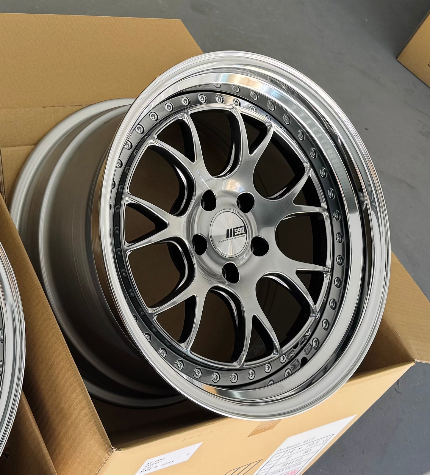 SSR MS3 TITAN SILVER 19x9.5 +25 HP | 19x10.5 +30 NR 5-112 (A90 SUPRA)