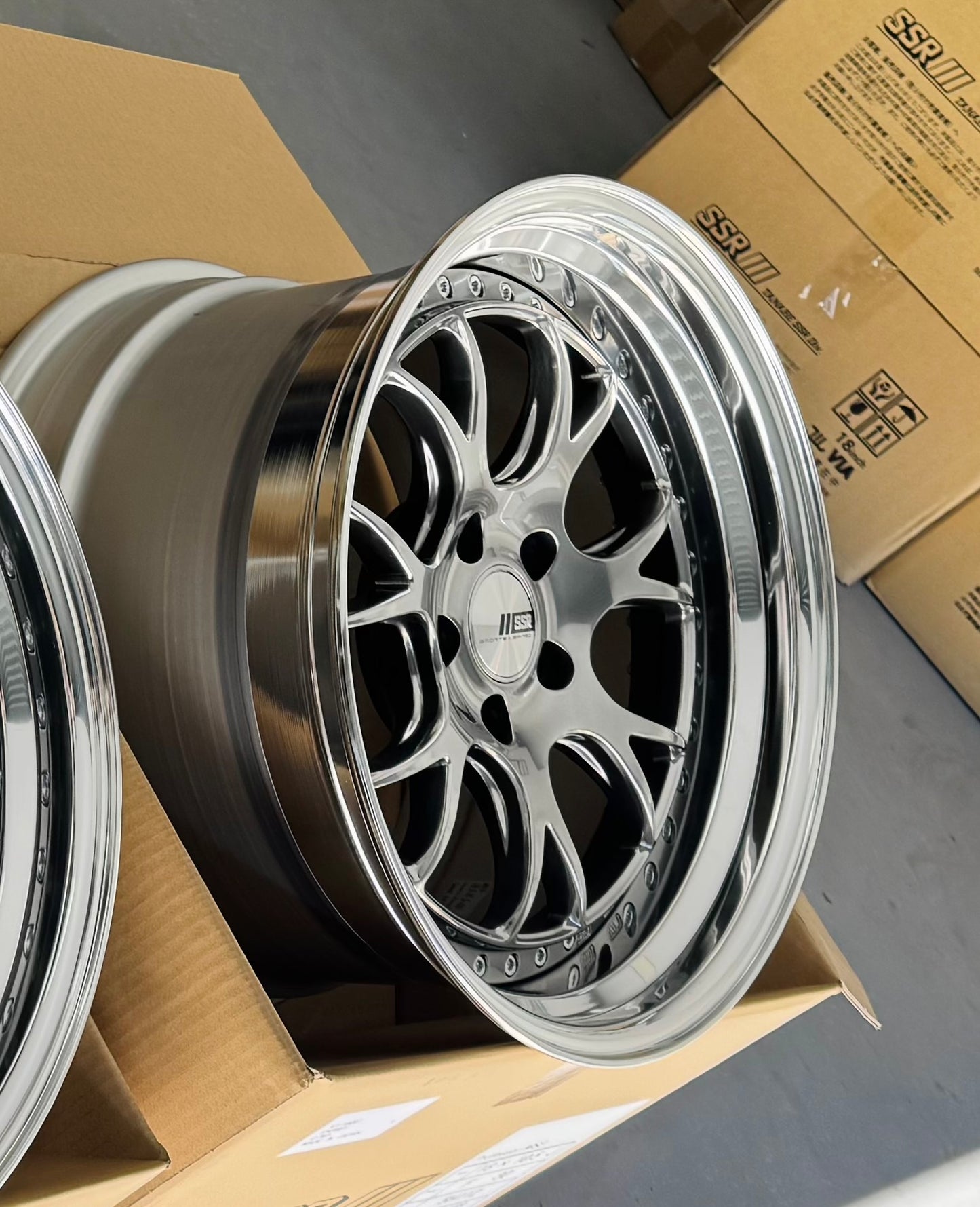 SSR MS3 TITAN SILVER 19x9.5 +25 HP | 19x10.5 +30 NR 5-112 (A90 SUPRA)