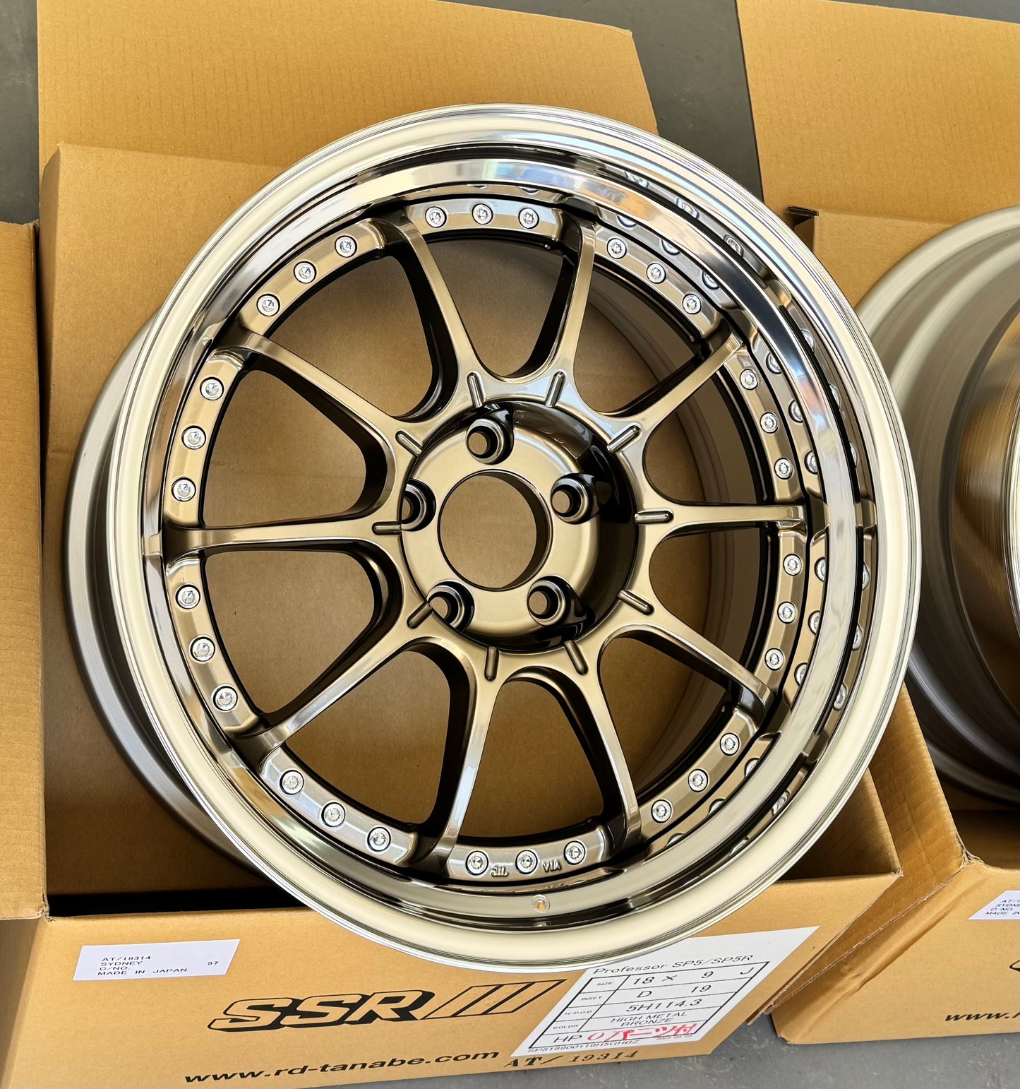 SSR SP5 HI METAL BRONZE 18x9 +19 | 18x10 +24 5-114.3