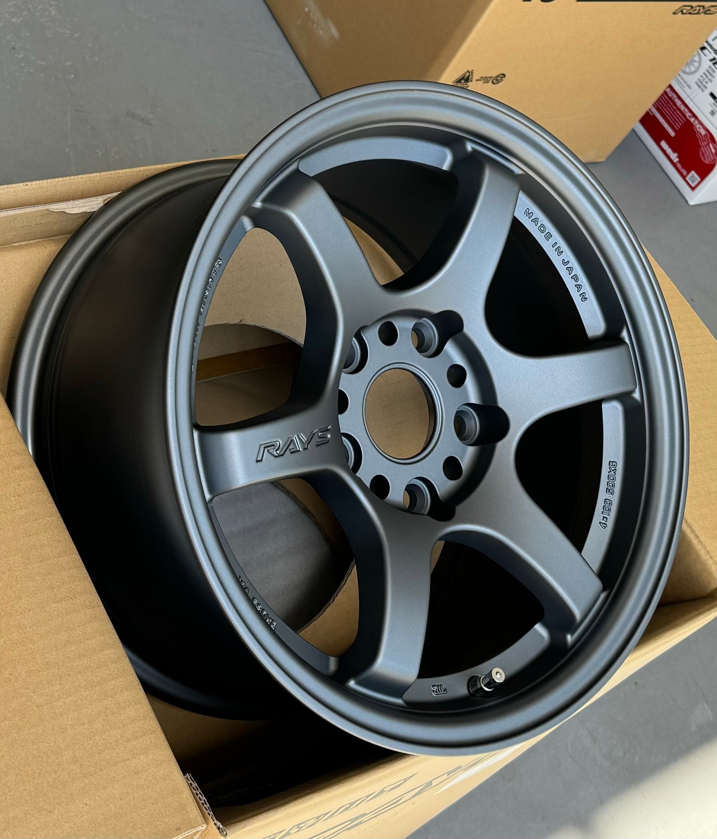 RAYS 57DR GUNBLUE 15x8 +35 4-100