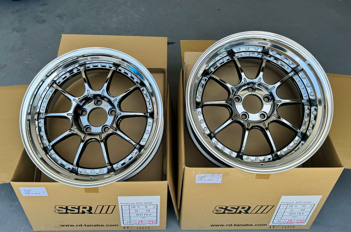 SSR SP5 SBC 18x9.5 +25 | 18x10 +24 5-114.3