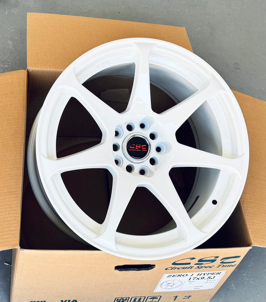 CST ZERO 1 WHITE 17x9.5 +15 5-114.3