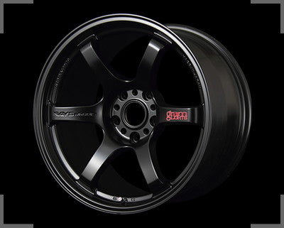 RAYS 57DR SEMI GLOSS BLACK 17x9 +38 5-114.3