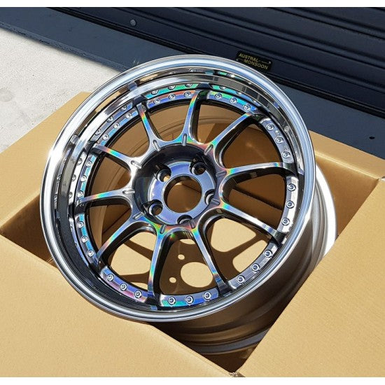 SSR SP5 SPECTRUM SILVER 18x9.5 +25 HP 5-114.3