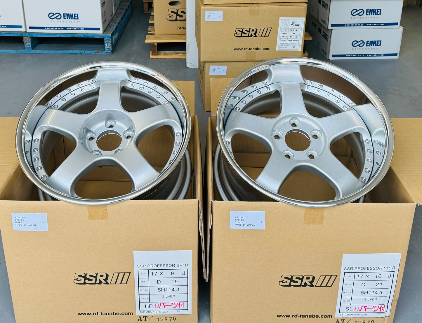 SSR SP1 SILVER 17x9 +19 HP | 17x10 +24 SL 5-114.3 STAGGERED