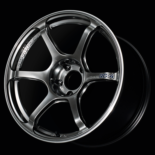 ADVAN RACING RG-4 RACING HYPER BLACK 17x7.5 +31 4-98 ABARTH 595 / 695