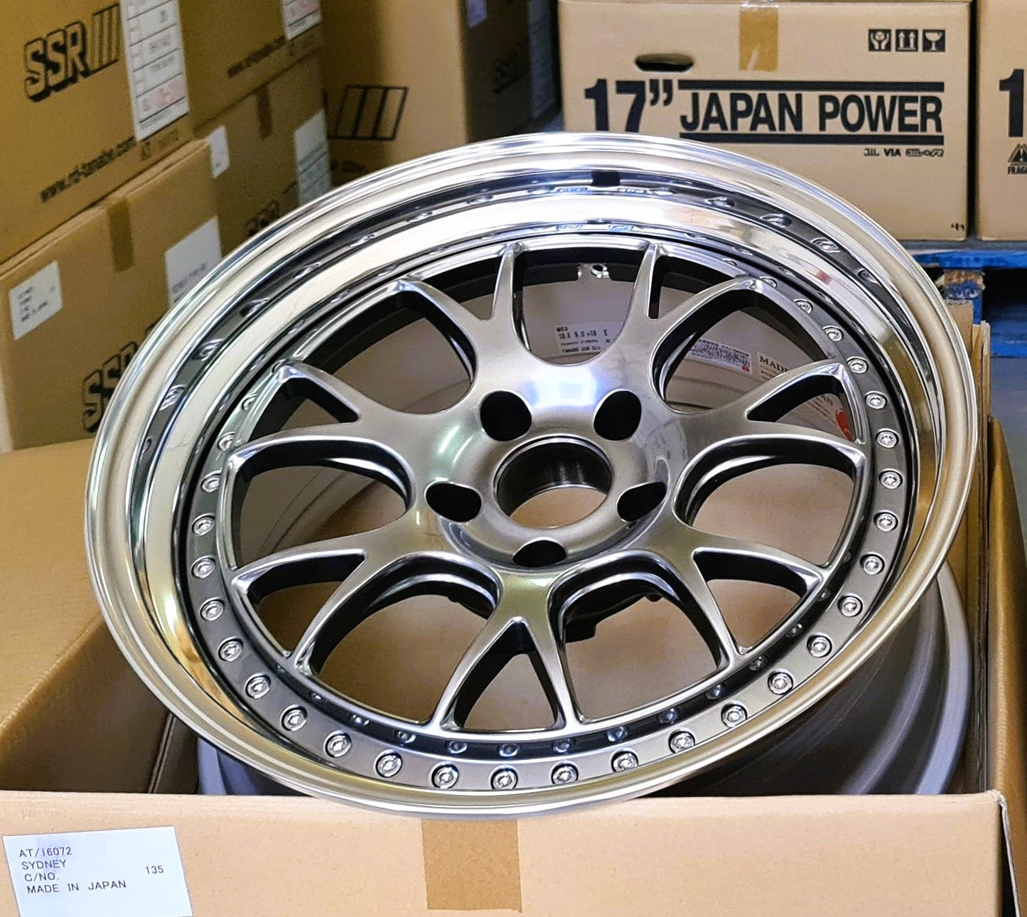 SSR MS3 TITAN SILVER 18x9 +37 NR 5-112