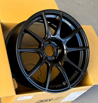 SSR GTX01 FLAT BLACK 18x9.5 +40 5-100