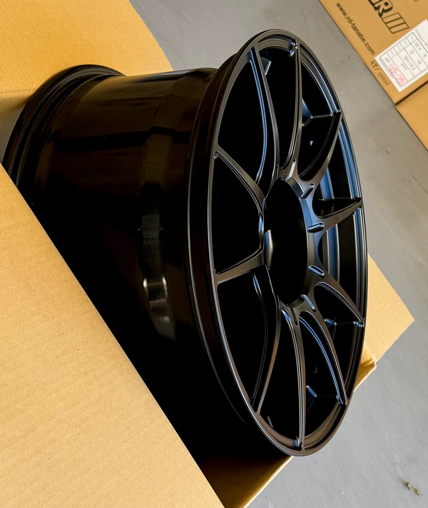 SSR GTX01 FLAT BLACK 18x9.5 +40 5-100