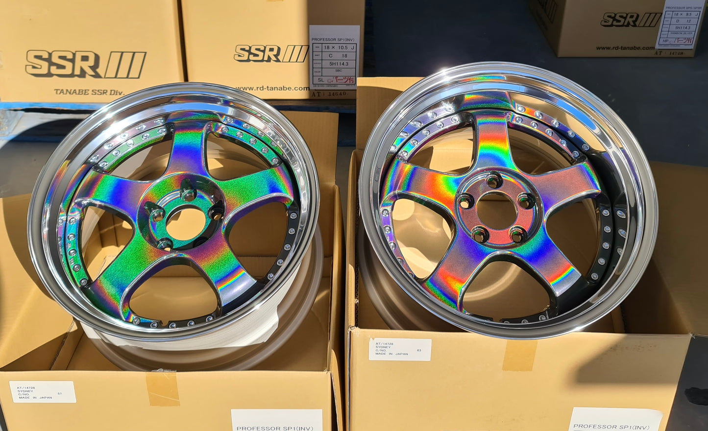 SSR SP1 SPECTRUM SILVER 18x9.5 +12 | 18x10.5 +18