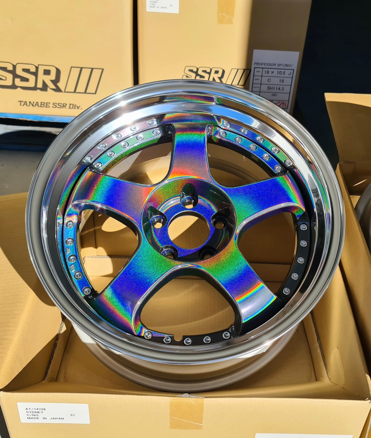 SSR SP1 SPECTRUM SILVER 18x9.5 +12 | 18x10.5 +18