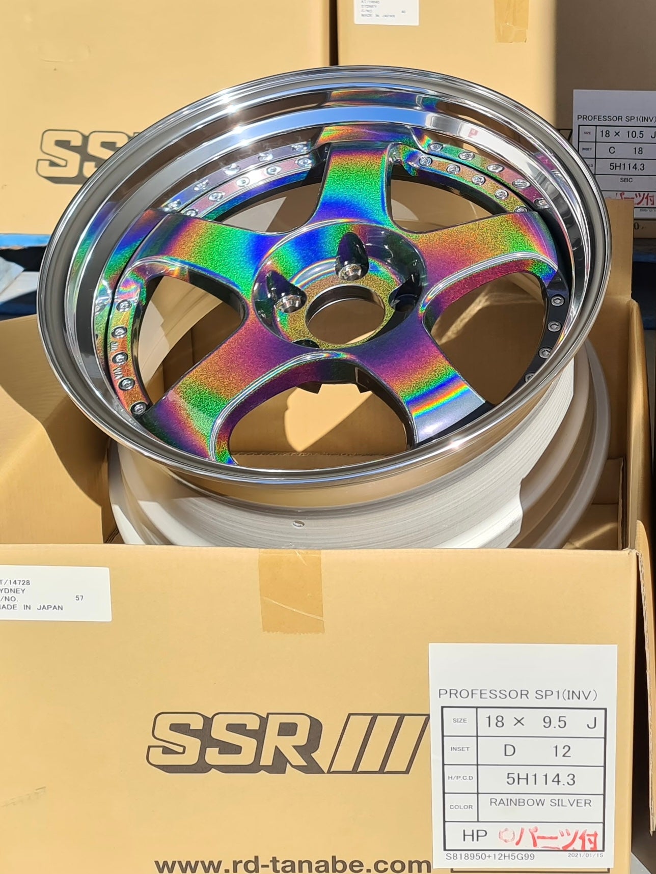 SSR SP1 SPECTRUM SILVER 18x9.5 +12 | 18x10.5 +18