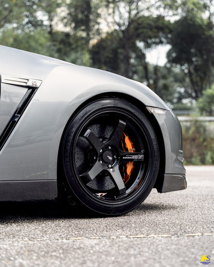 ADVAN RACING GT BEYOND 20x10 +30 | 20x12 +20 5-114.3 - RACING TITANIUM BLACK (R35 GTR)