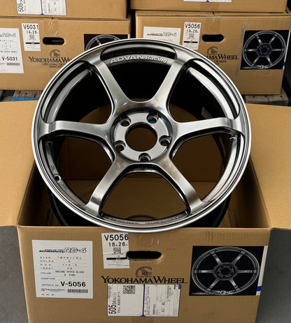 ADVAN RACING RG-4 RACING HYPER BLACK 18x9.5 +45 5-114.3