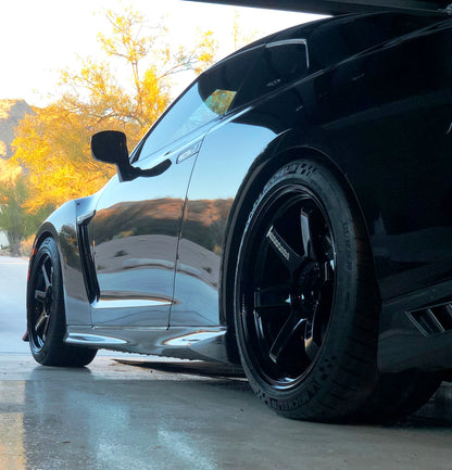 RAYS TE37 ULTRA M-SPEC GLOSS BLACK 20x10 +30 | 20x12 +20 5-114.3 FOR R35 GTR