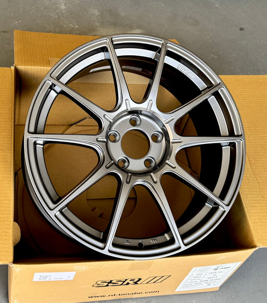 SSR GTX01 DARK SILVER 19x8.5 +38 5-120