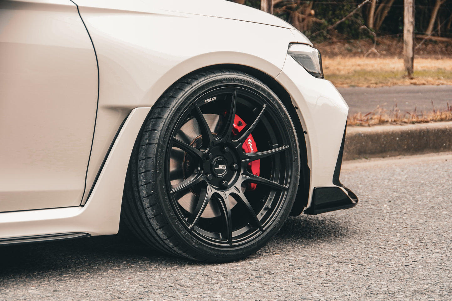 SSR GTX01 FLAT BLACK 19x9.5 +38 5-120 FOR FL5 / FK8 TYPE R