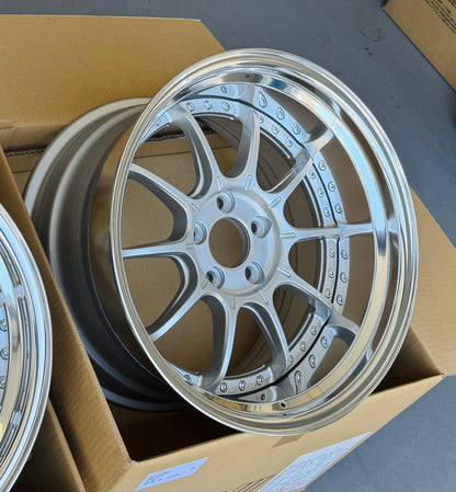 SSR SP5 HIGH BRIGHT SILVER 18x9.5 +12 | 18x10.5 +18 5-114.3