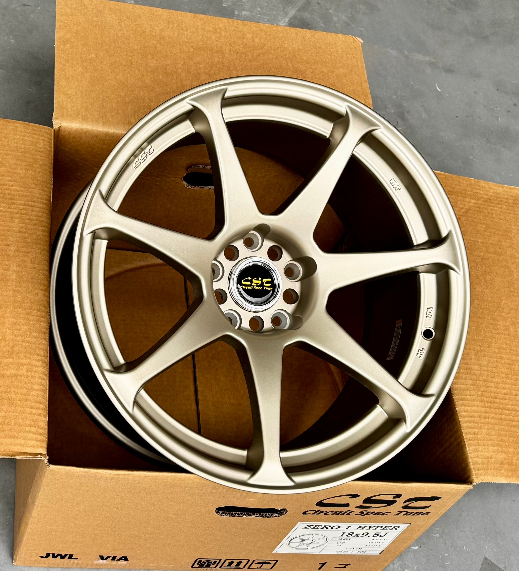 CST ZERO 1 HYPER BRONZE 17x9.5 +15 5-114.3 – Autotechnik Wheels