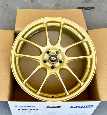 ENKEI PF01 GOLD 18x7.5 +45 5-100
