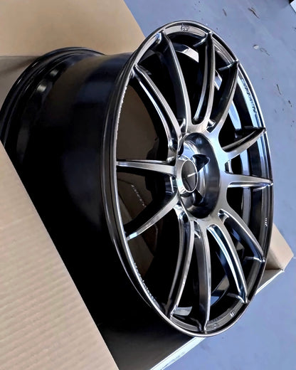 WEDSSPORT SA-62R 18x8.5 +45 5-100 PLATINUM SILVER BLACK