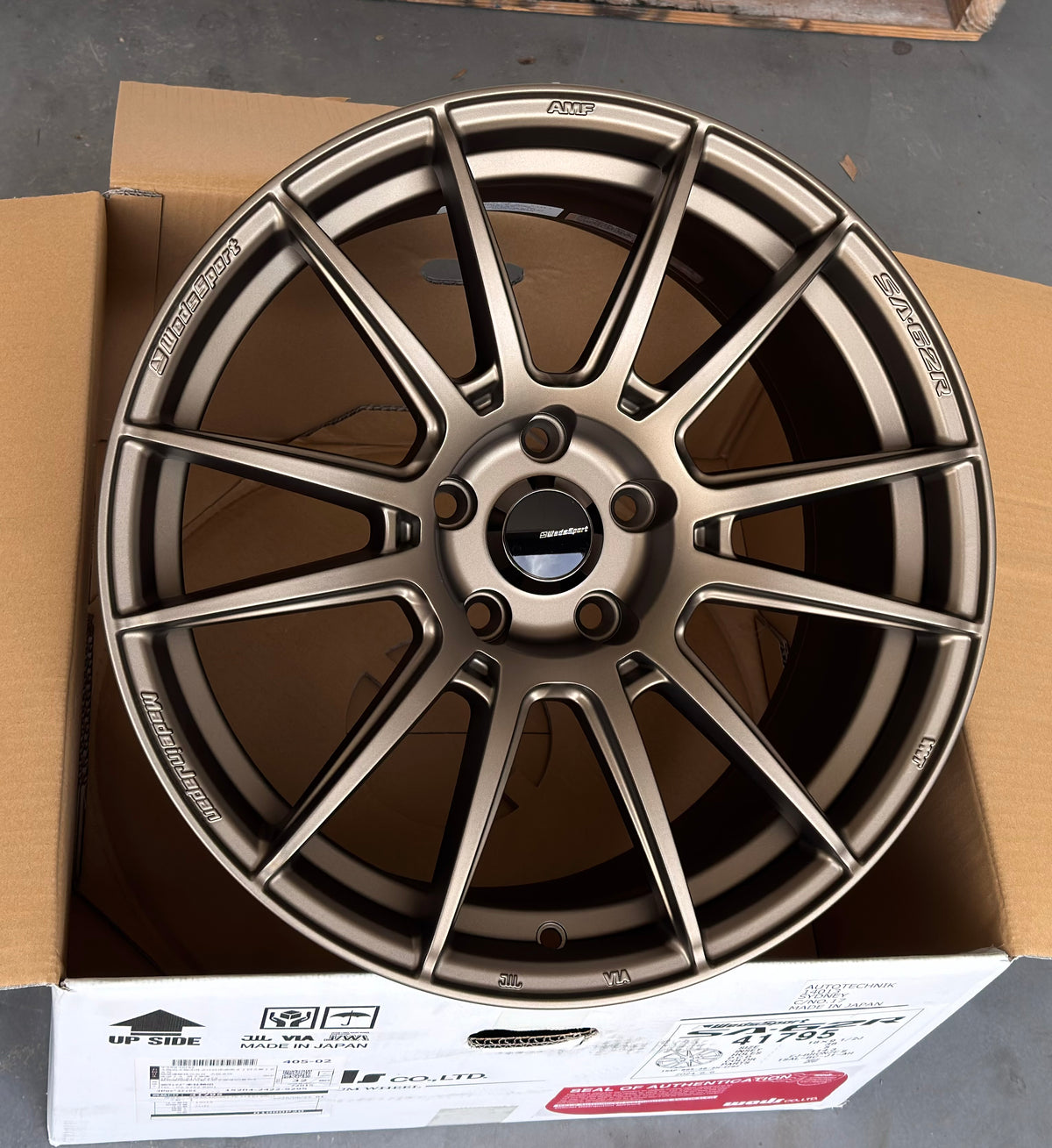 WEDSSPORT SA-62R 18x9.5 +45 5-114.3 EJ BRONZE II
