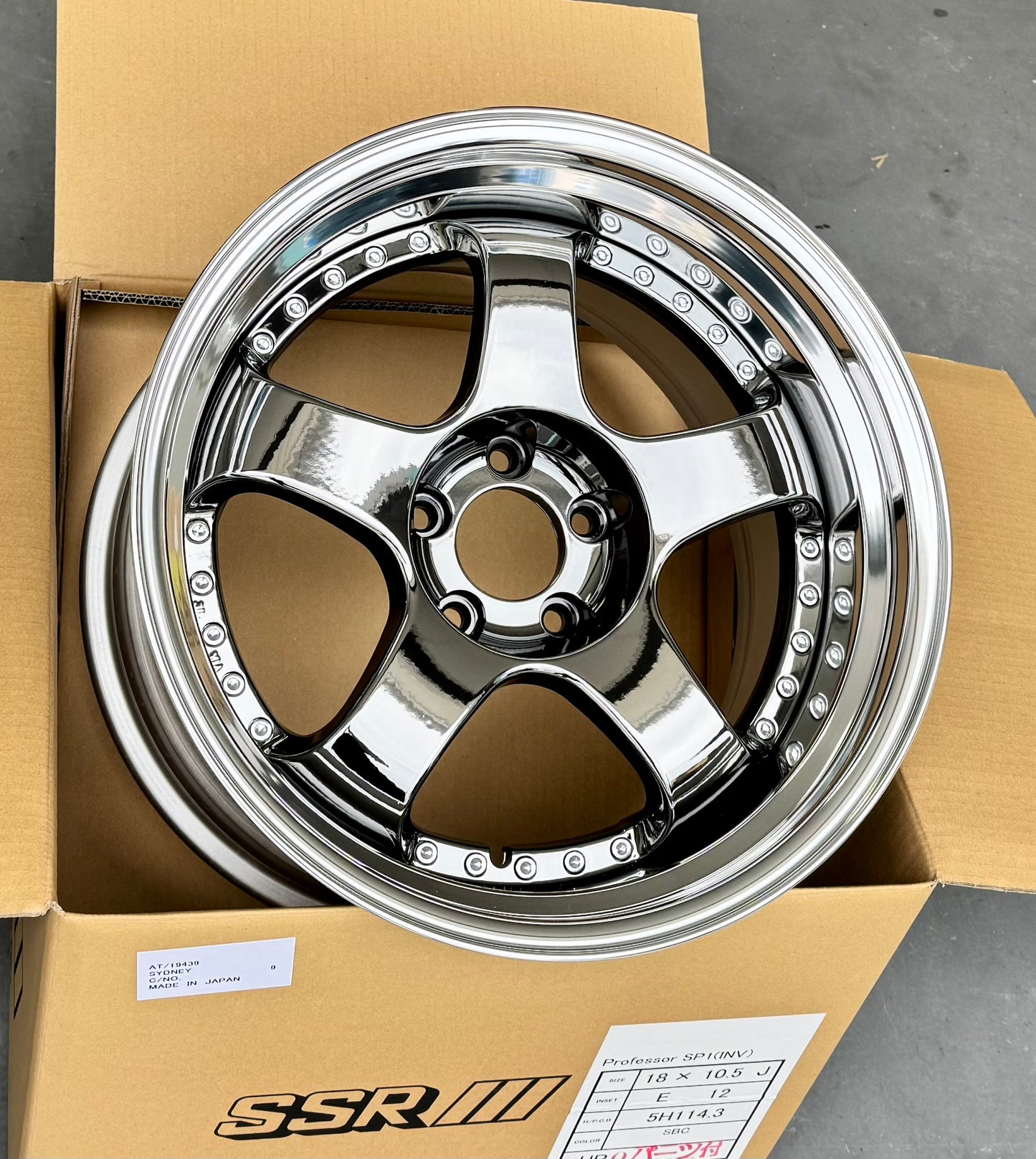 SSR SP1 SBC 18x10.5 +12 HP 5-114.3