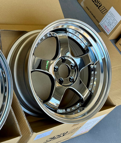SSR SP1 SBC 18x8.5 +25 HP | 18x9.5 +30 SL 5-114.3 STAGGERED