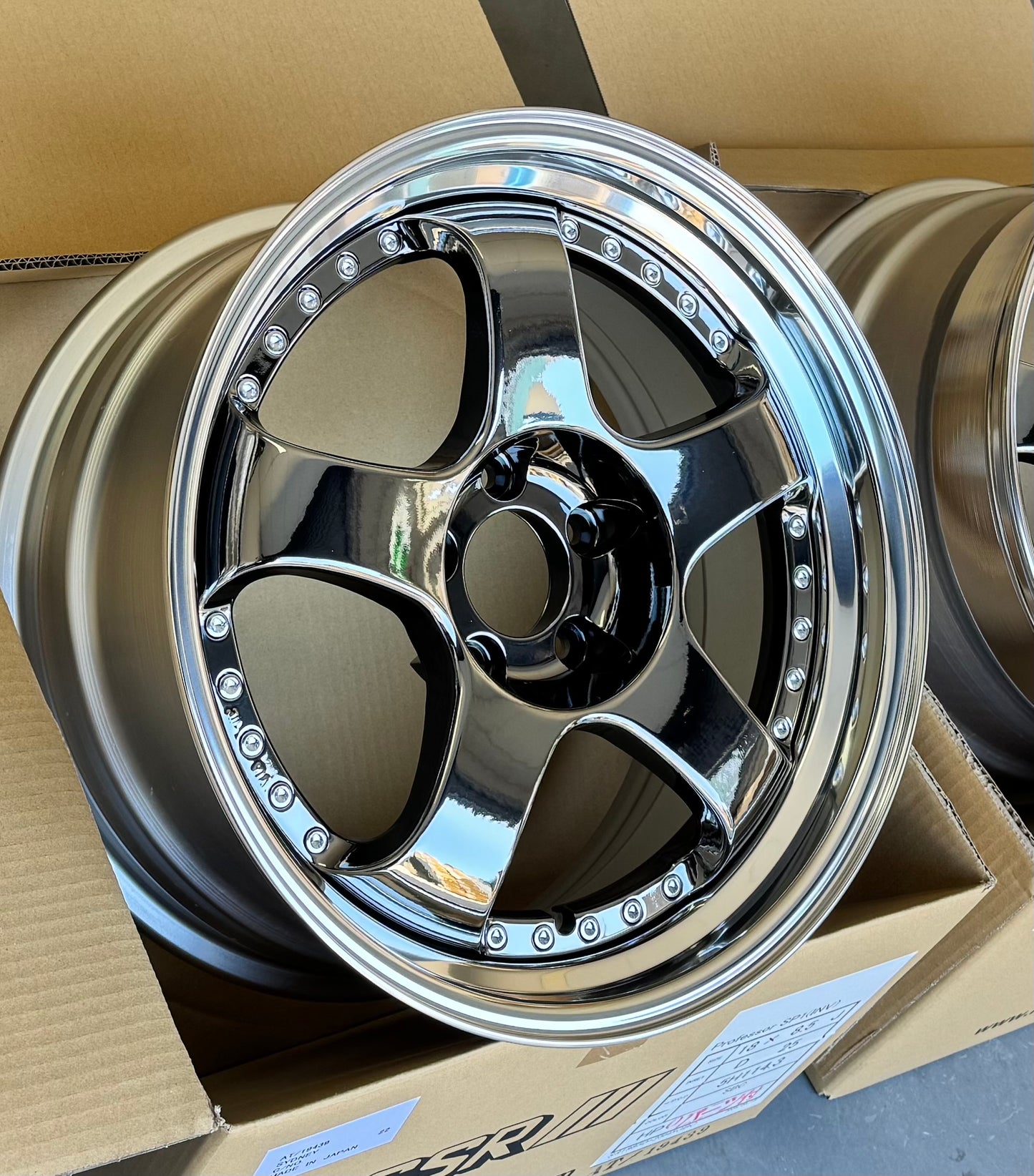 SSR SP1 SBC 18x8.5 +25 HP | 18x9.5 +30 SL 5-114.3 STAGGERED