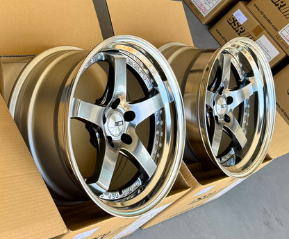 SSR SP4 TITAN SILVER 18x9 +16 MD | 18x10 +24 SL 5-114.3 STAGGERED