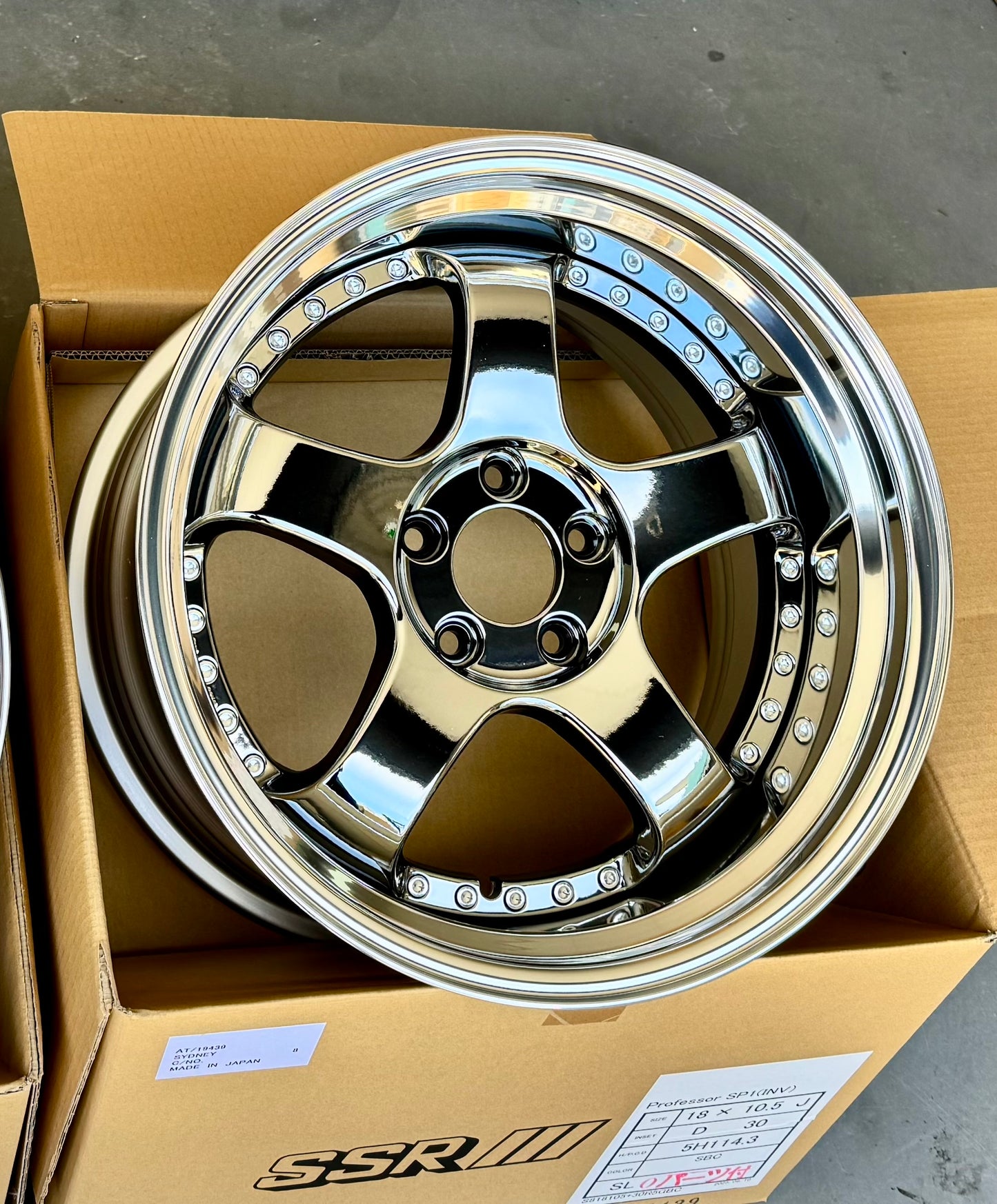 SSR SP1 SBC 18x9.5 +37 HP | 18x10.5 +30 SL 5-114.3 STAGGERED