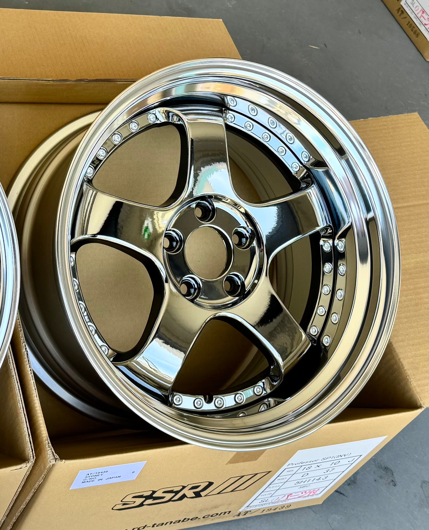 SSR SP1 SBC 18x9.5 +25 HP | 18x10.5 +30 SL 5-114.3 STAGGERED